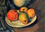 Still life with pomegranate an pears 1890